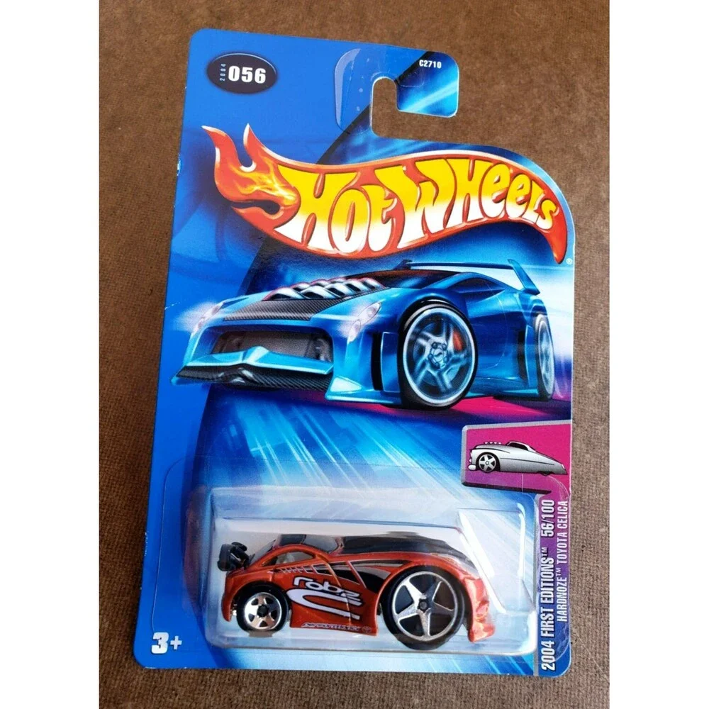 VTG Hot Wheels HARDNOZE TOYOTA CELICA Orange 56/100 2004 First Editions 1:64 5SP